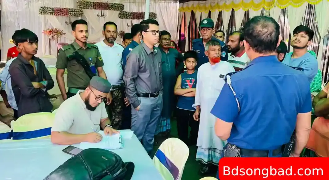 ব্রাহ্মণবাড়িয়ার কসবা উপজেলার বাল্যবিবাহ অনুষ্ঠানে ভ্রাম্যমান আদালতের অভিযান